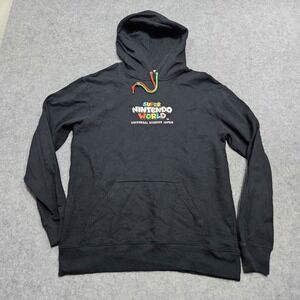 Universal Studios Japan Rare Super Nintendo World Black Hoodie Size JP:XL US:L